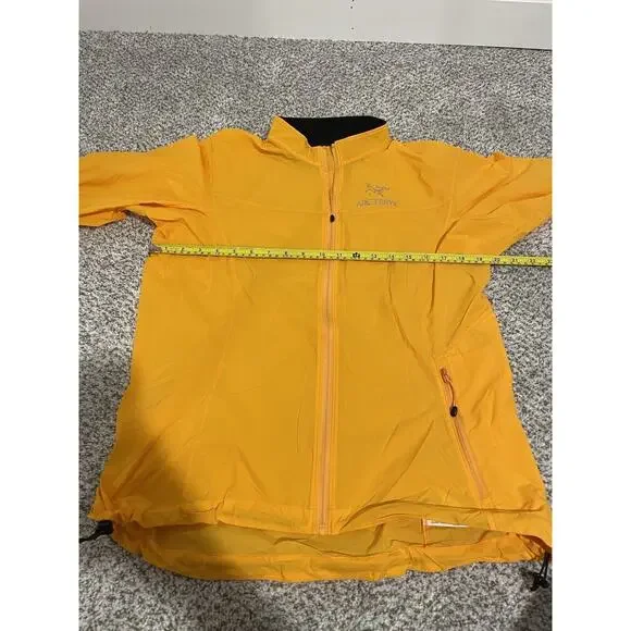 Vtg Arcteryx Light Jacket Women's Large‎ Yellow Full Zip Nylon